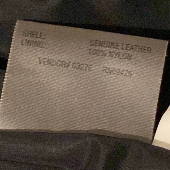 Women’s Wilson Black Leather Zip Up Jacket. EUC Sz. M - Picture 9 of 13